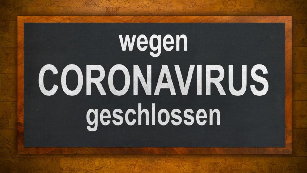 Geschlossen wegen Corona